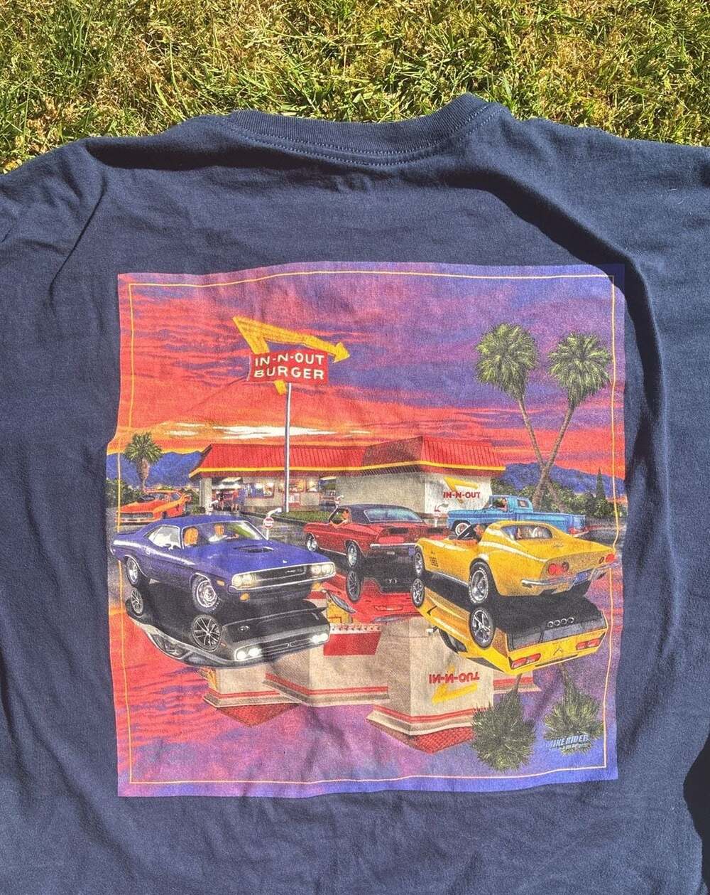 In-N-Out Burger California Graphic T-Shirt Navy Blue